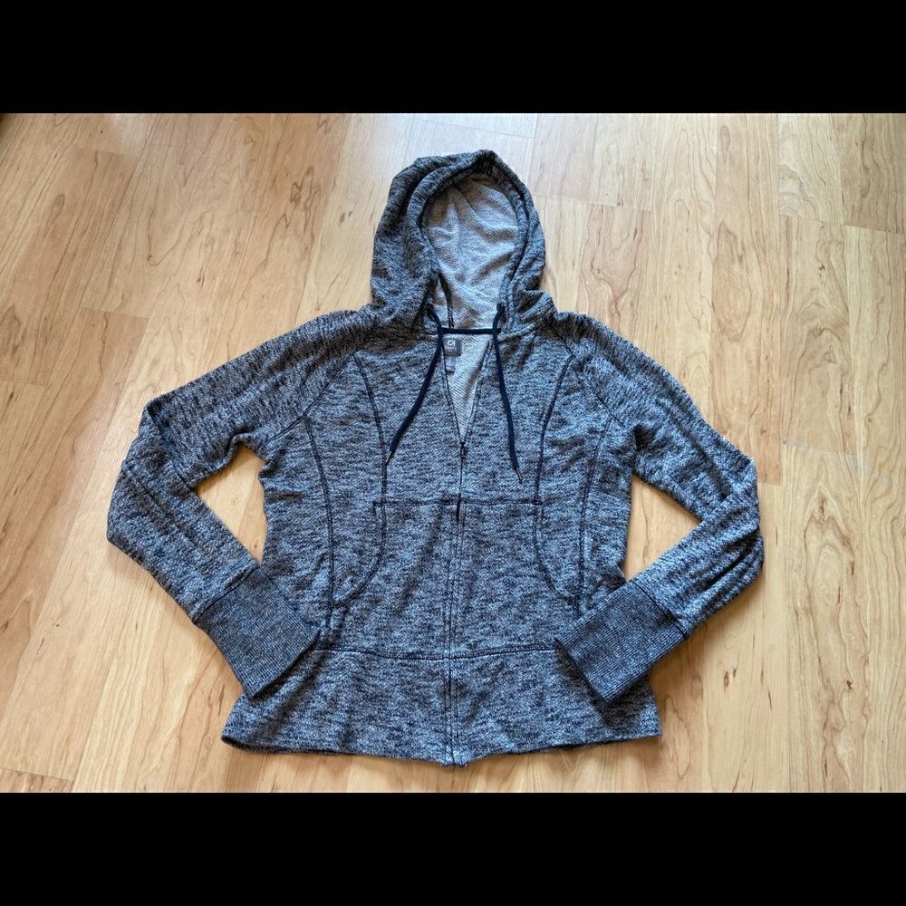 Gapfit zip up grey/black hoodie
